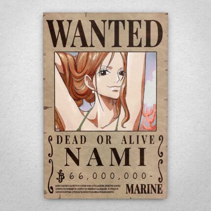 Cuadro de One Piece – Nami Wanted