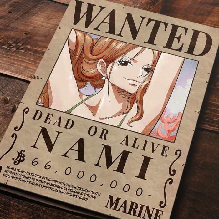 Cuadro de One Piece – Nami Wanted