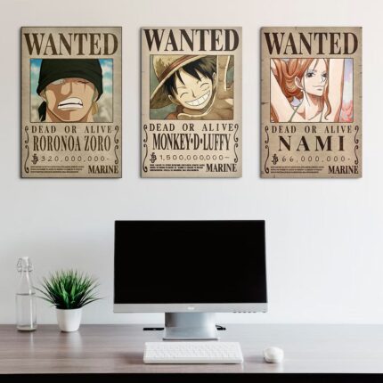 Cuadro de Colección: One Piece – Wanted – 01