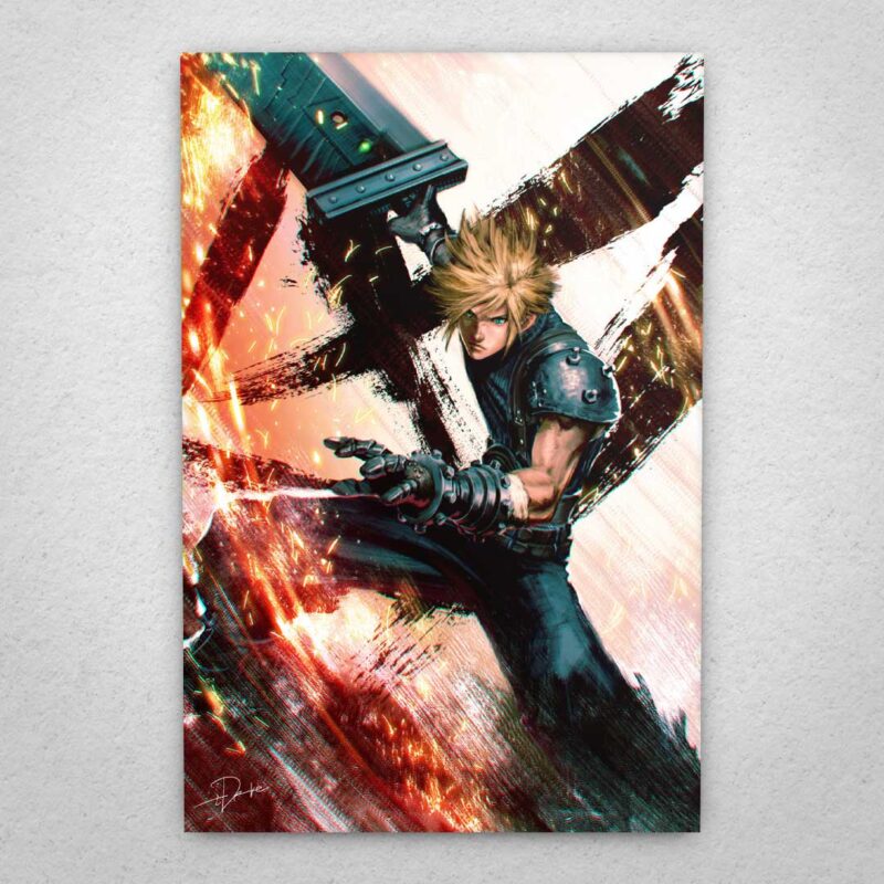 Cuadro de Final Fantasy VII – Cloud – 01
