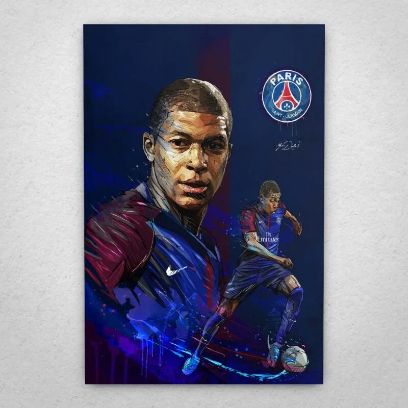 Cuadro de Mbappé - 01
