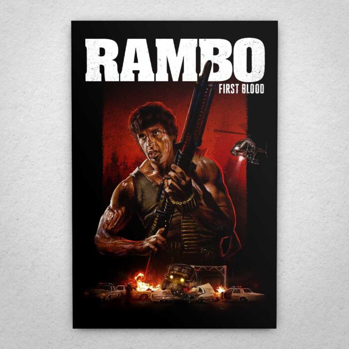 Cuadro de Rambo – First Blood – 01