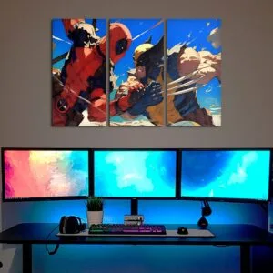 Cuadro de Deadpool vs Wolverine