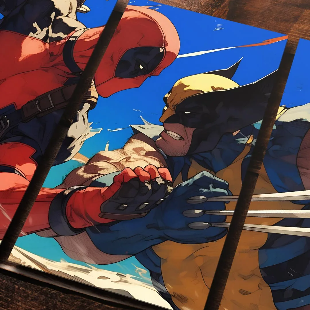 Cuadro de Deadpool vs Wolverine