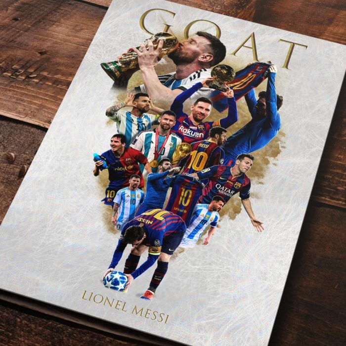 Cuadro de Messi – Argentina y FC Barcelona – 02