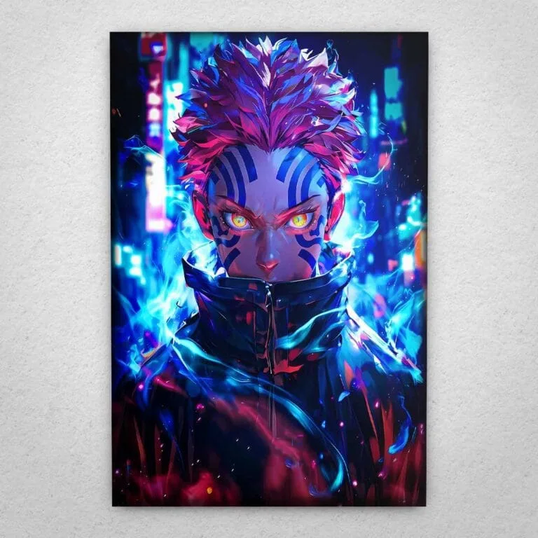 Cuadro de Demon Slayer - Akaza - 01