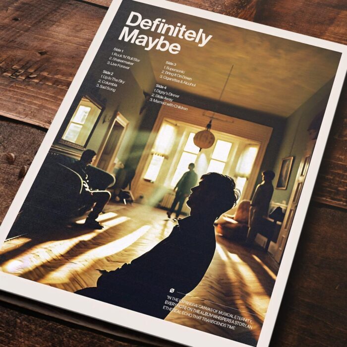 Cuadro de Oasis – Definitely Maybe – 01