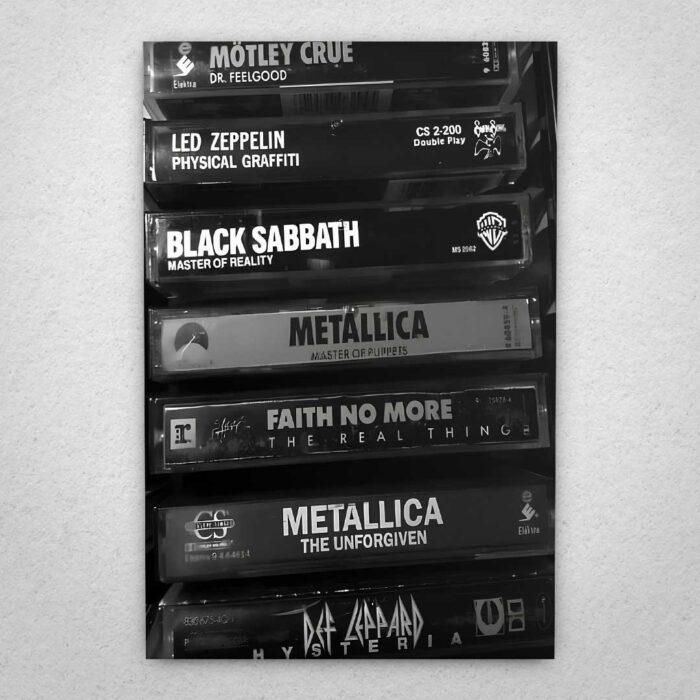 Cuadro de Rock & Metal – Cassttes