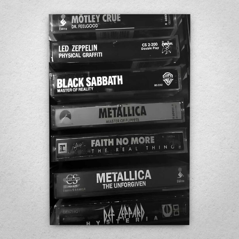Cuadro de Rock & Metal – Cassttes
