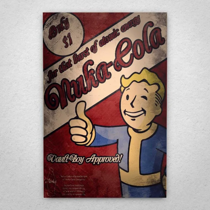 Cuadro de Fallout - Nuka Cola - 01