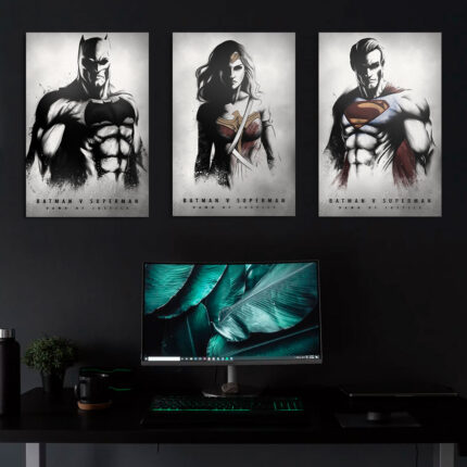 Cuadro de Colección: Batman vs Superman – 01