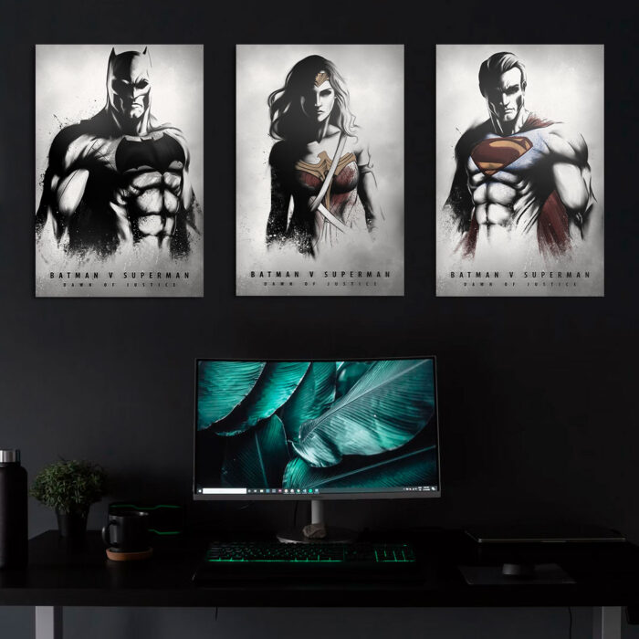 Cuadro de Colección: Batman vs Superman – 01