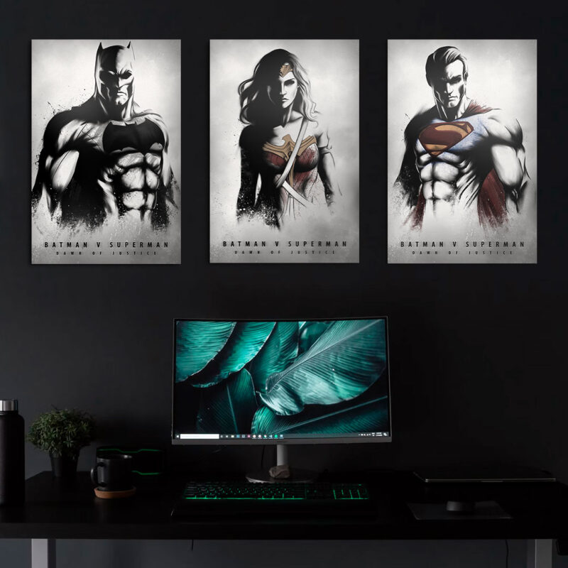 Cuadro de Colección: Batman vs Superman – 01