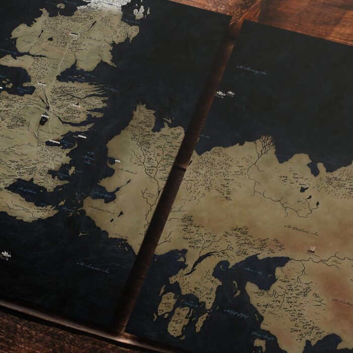 Cuadro de Game of Thrones – The Known World Map – 02