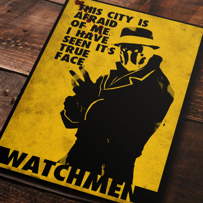 Cuadro de Watchmen – Rorschach