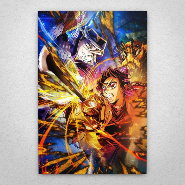 Cuadro de Demon Slayer - El Castillo Infinito 1 - Shinobu vs Douma