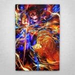 Cuadro de Demon Slayer - El Castillo Infinito 1 - Zenitsu vs Kaigaku