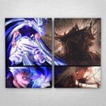 Cuadro de Jujutsu Kaisen - Gojo vs Sukuna