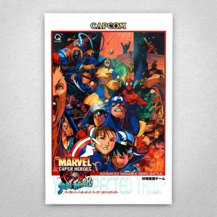 Cuadro de Marvel Superheroes vs Street Fighter – 01