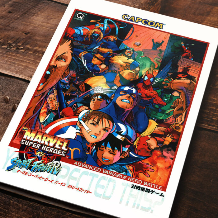Cuadro de Marvel Superheroes vs Street Fighter – 01