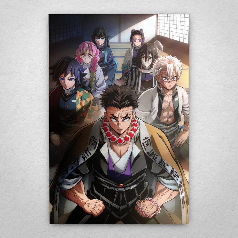 Cuadro de Demon Slayer - Entrenamiento de los Pilares - 02