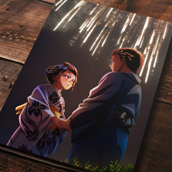 Cuadro de Demon Slayer – Hakuji y Koyuki