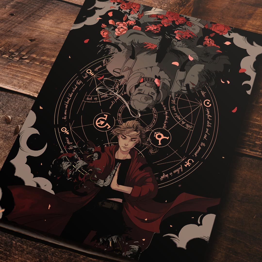 Full Metal Alchemist - Brotherhood - 02 c Cuadro de Full Metal Alchemist – Brotherhood – 02