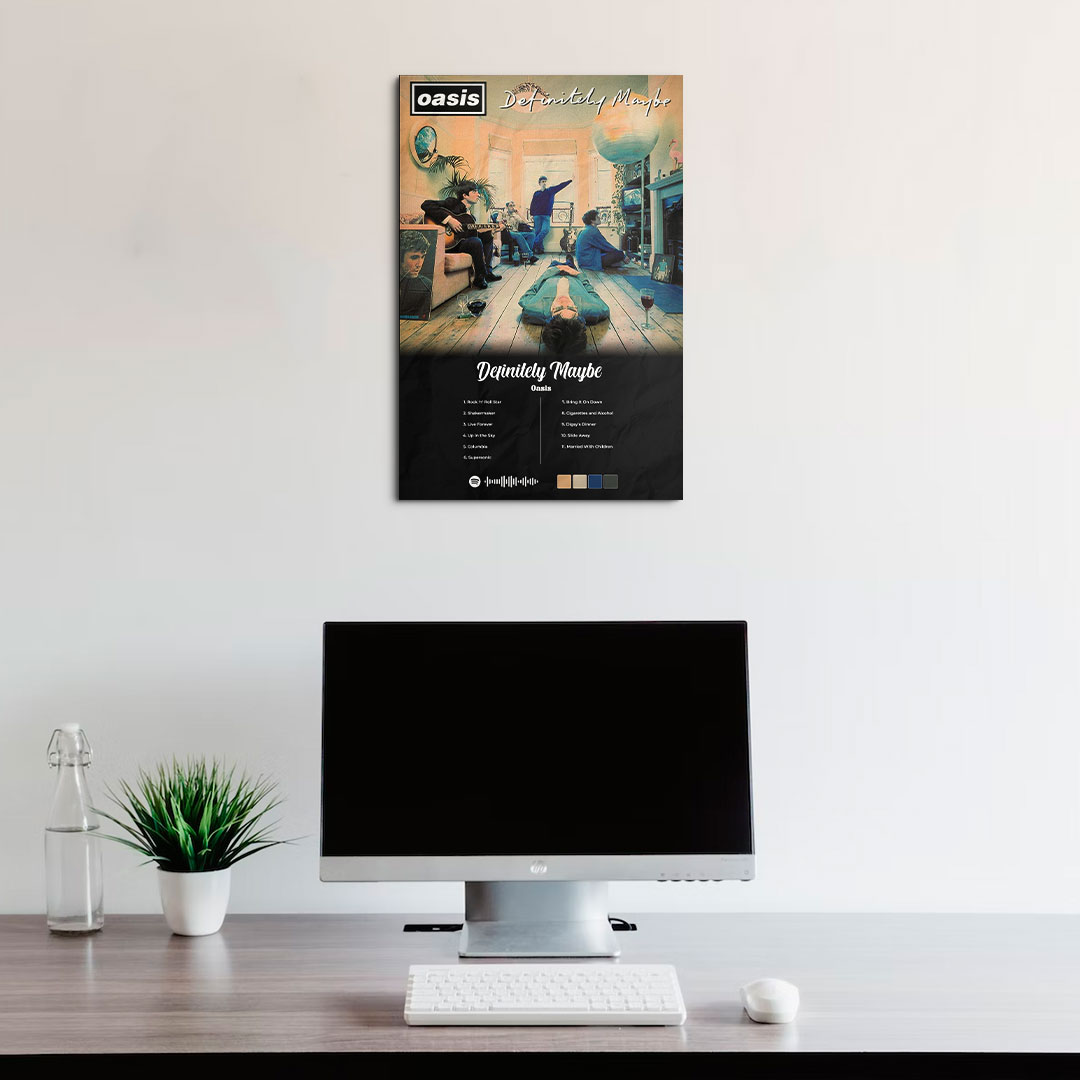 Oasis - Definitely Maybe - 02 b Cuadro de Oasis – Definitely Maybe – 02