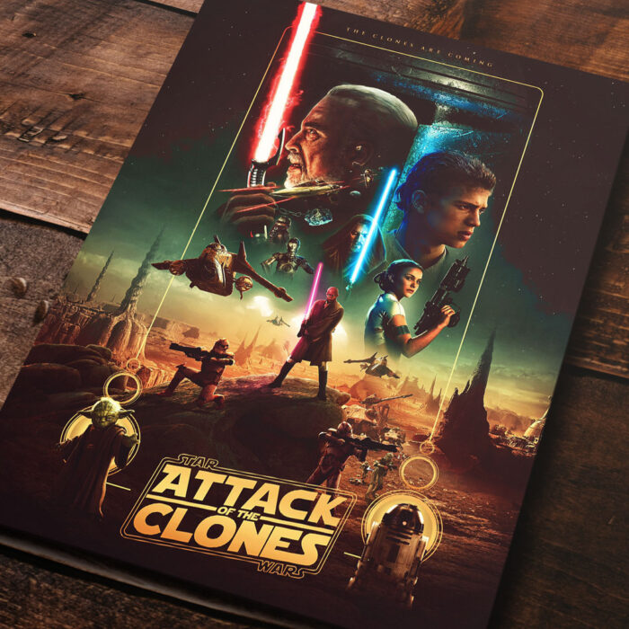 Cuadro de Star Wars – Attack of the Clones – 01