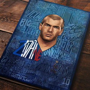 Cuadro de Zinedine Zidane – 02
