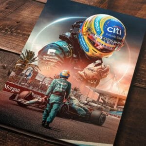 Cuadro de F1 Fernando Alonso - 02