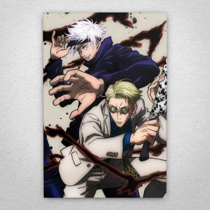 Cuadro de Jujutsu Kaisen - Gojo y Nanami