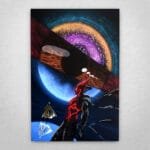 Cuadro de One Punch Man - Saitama vs Garou - 01