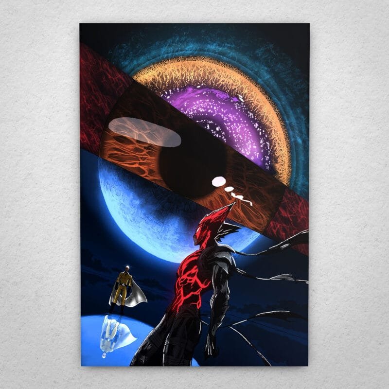 Cuadro de One Punch Man - Saitama vs Garou - 01