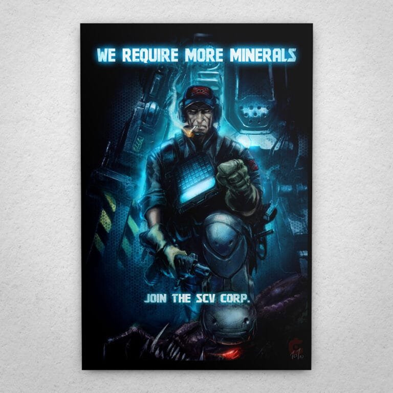 Cuadro de StarCraft - SCV