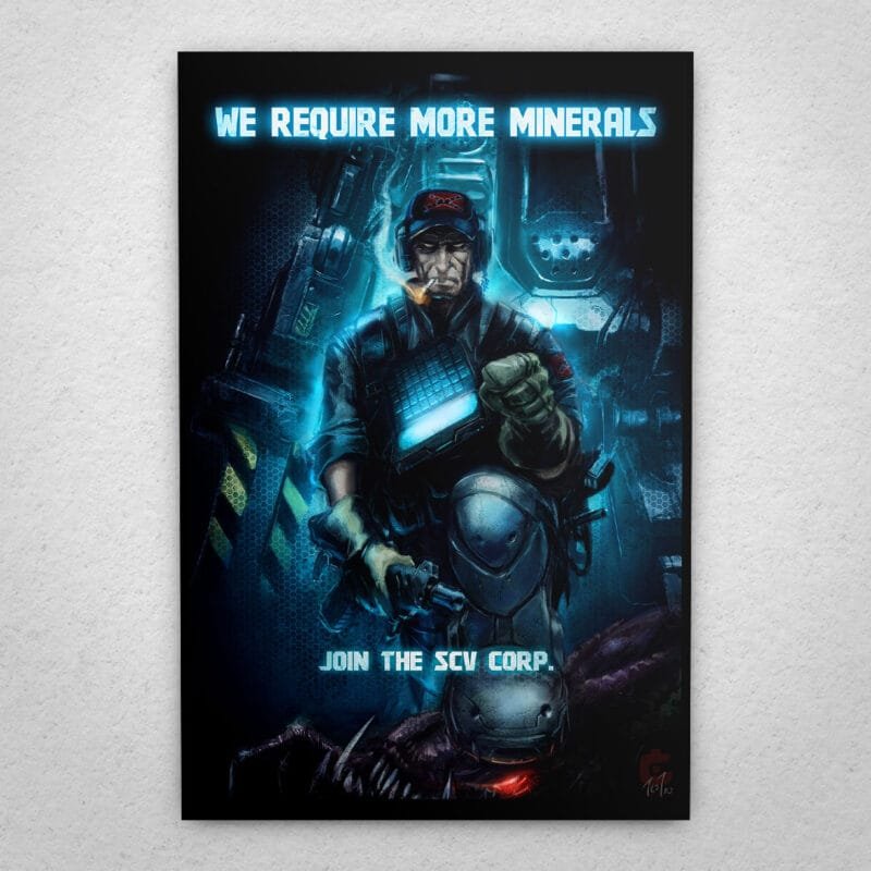 Cuadro de StarCraft - SCV